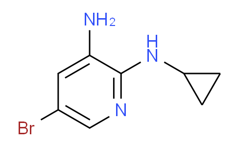CAS No. 1010422-25-9, 5-Bromo-2-N-cyclopropylpyridine-2,3-diamine