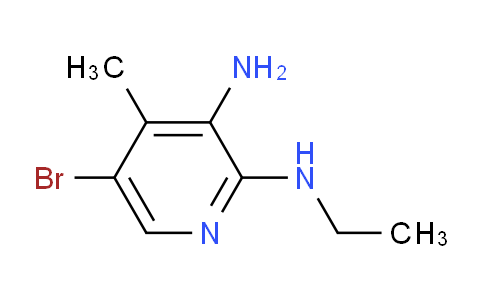 CAS No. 1373233-16-9, 5-Bromo-2-N-ethyl-4-methylpyridine-2,3-diamine