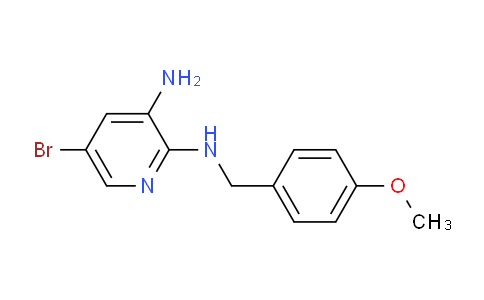 CAS No. 1216013-09-0, 5-Bromo-2-N-[(4-methoxyphenyl)methyl]pyridine-2,3-diamine