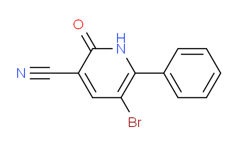 CAS No. 1228182-71-5, 5-Bromo-2-oxo-6-phenyl-1,2-dihydropyridine-3-carbonitrile