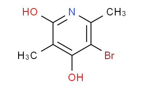 CAS No. 1256254-34-8, 5-Bromo-3,6-dimethylpyridine-2,4-diol