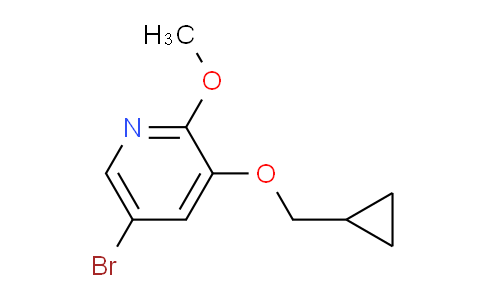 CAS No. 1707609-41-3, 5-Bromo-3-(cyclopropylmethoxy)-2-methoxypyridine