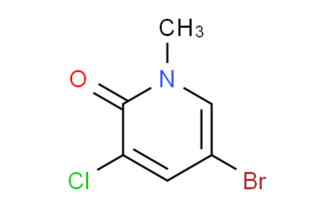CAS No. 889865-52-5, 5-Bromo-3-chloro-1-methylpyridin-2(1H)-one