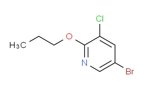 CAS No. 1245646-07-4, 5-Bromo-3-chloro-2-propoxypyridine