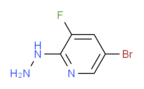 CAS No. 1289084-83-8, 5-Bromo-3-fluoro-2-hydrazinylpyridine