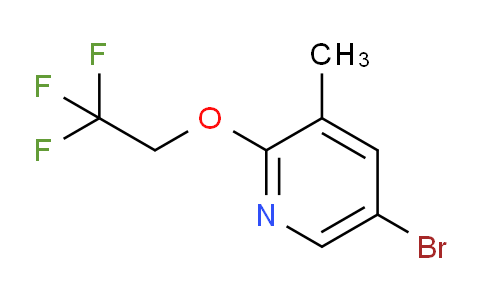 CAS No. 1187930-58-0, 5-Bromo-3-methyl-2-(2,2,2-trifluoroethoxy)pyridine