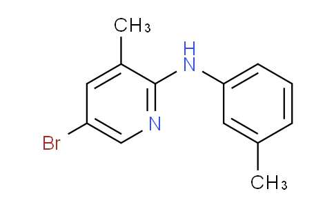 CAS No. 1219957-78-4, 5-Bromo-3-methyl-N-(m-tolyl)pyridin-2-amine