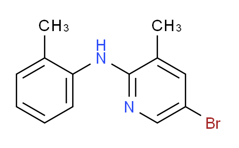 CAS No. 1220038-26-5, 5-Bromo-3-methyl-N-(o-tolyl)pyridin-2-amine