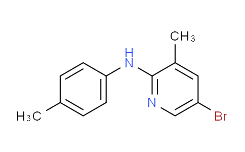 CAS No. 1220020-25-6, 5-Bromo-3-methyl-N-(p-tolyl)pyridin-2-amine