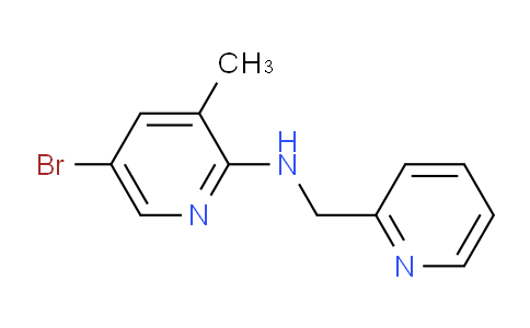 CAS No. 1220035-38-0, 5-Bromo-3-methyl-N-(pyridin-2-ylmethyl)pyridin-2-amine