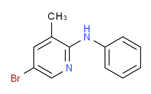 CAS No. 1219957-64-8, 5-Bromo-3-methyl-N-phenylpyridin-2-amine