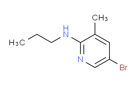 CAS No. 1219982-70-3, 5-Bromo-3-methyl-N-propylpyridin-2-amine