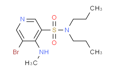 CAS No. 1352526-23-8, 5-Bromo-4-(methylamino)-N,N-dipropylpyridine-3-sulfonamide
