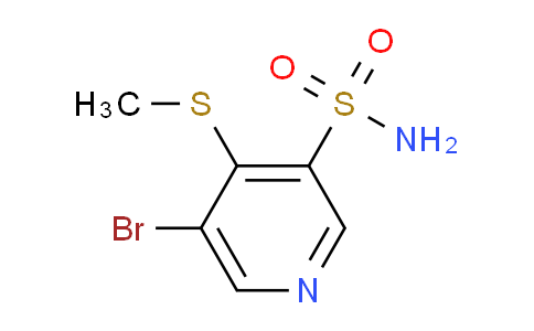 CAS No. 1352507-63-1, 5-Bromo-4-(methylthio)pyridine-3-sulfonamide