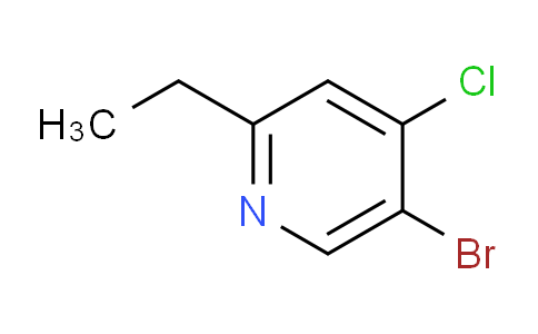 CAS No. 1353855-49-8, 5-Bromo-4-chloro-2-ethylpyridine