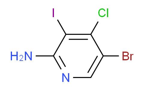 CAS No. 1228666-03-2, 5-Bromo-4-chloro-3-iodopyridin-2-amine