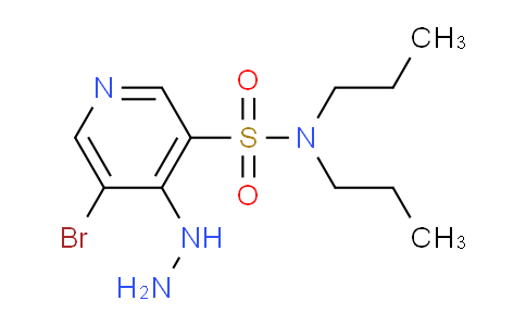 CAS No. 1352483-71-6, 5-Bromo-4-hydrazinyl-N,N-dipropylpyridine-3-sulfonamide