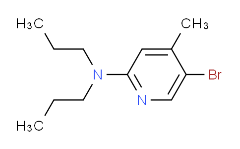 CAS No. 1219964-53-0, 5-Bromo-4-methyl-N,N-dipropylpyridin-2-amine