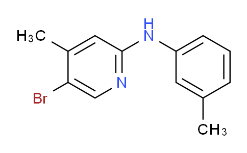 CAS No. 1220036-88-3, 5-Bromo-4-methyl-N-(m-tolyl)pyridin-2-amine