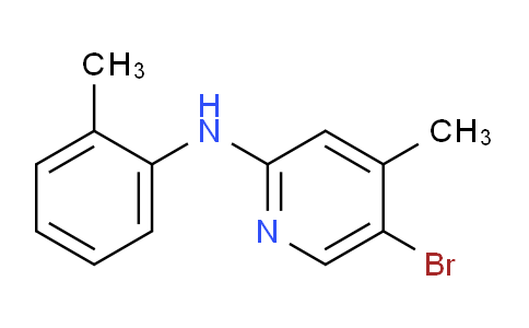 CAS No. 1220038-20-9, 5-Bromo-4-methyl-N-(o-tolyl)pyridin-2-amine