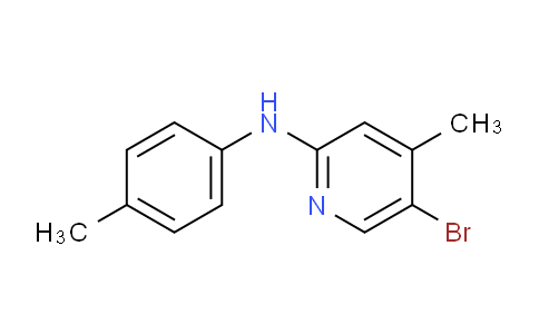 CAS No. 1220017-89-9, 5-Bromo-4-methyl-N-(p-tolyl)pyridin-2-amine