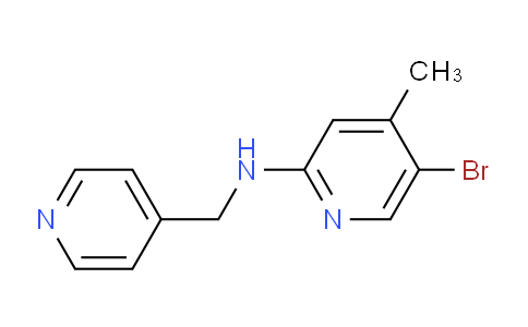 CAS No. 1220036-42-9, 5-Bromo-4-methyl-N-(pyridin-4-ylmethyl)pyridin-2-amine