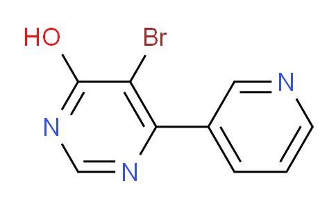 CAS No. 1443288-01-4, 5-Bromo-6-(pyridin-3-yl)pyrimidin-4-ol