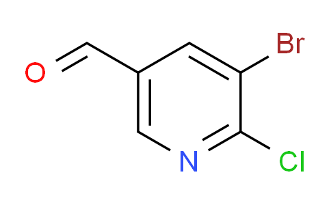 CAS No. 71702-00-6, 5-Bromo-6-chloronicotinaldehyde