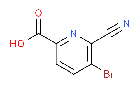 CAS No. 959741-34-5, 5-Bromo-6-cyanopicolinic acid
