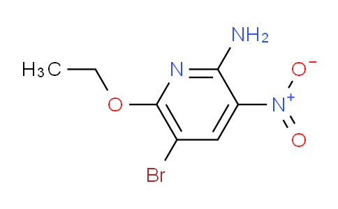 CAS No. 239791-62-9, 5-Bromo-6-ethoxy-3-nitropyridin-2-amine