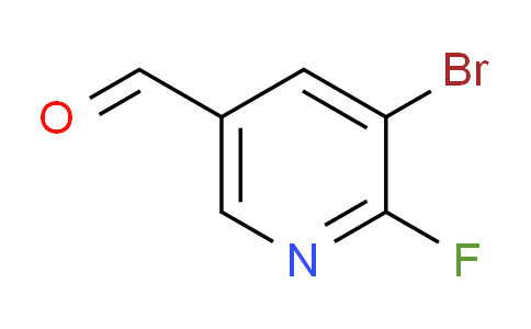CAS No. 1211541-15-9, 5-Bromo-6-fluoronicotinaldehyde