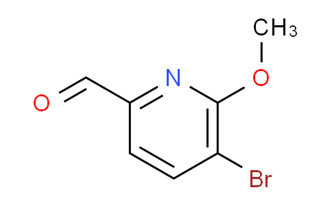 CAS No. 1206775-52-1, 5-Bromo-6-methoxypicolinaldehyde