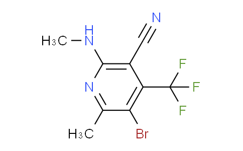 CAS No. 1171919-20-2, 5-Bromo-6-methyl-2-(methylamino)-4-(trifluoromethyl)nicotinonitrile