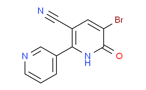 CAS No. 1707609-54-8, 5-Bromo-6-oxo-1,6-dihydro-[2,3'-bipyridine]-3-carbonitrile