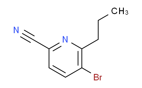 CAS No. 1149593-21-4, 5-Bromo-6-propylpicolinonitrile