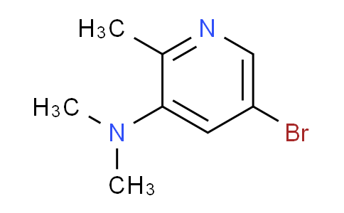 CAS No. 1280592-37-1, 5-Bromo-N,N,2-trimethylpyridin-3-amine