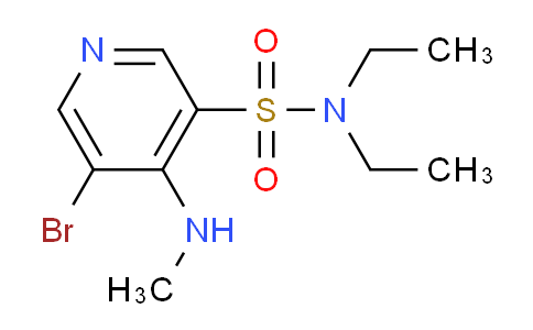CAS No. 1352522-17-8, 5-Bromo-N,N-diethyl-4-(methylamino)pyridine-3-sulfonamide