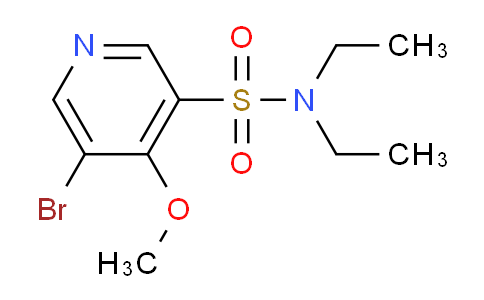 CAS No. 1352499-69-4, 5-Bromo-N,N-diethyl-4-methoxypyridine-3-sulfonamide