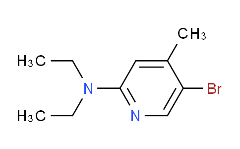 CAS No. 1220027-63-3, 5-Bromo-N,N-diethyl-4-methylpyridin-2-amine