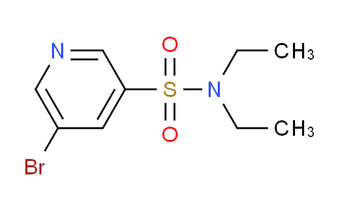 CAS No. 62009-37-4, 5-Bromo-N,N-diethylpyridine-3-sulfonamide