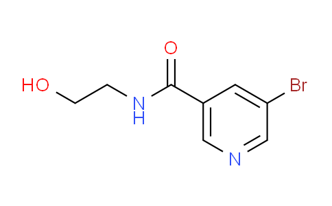 CAS No. 334504-46-0, 5-Bromo-N-(2-hydroxyethyl)nicotinamide