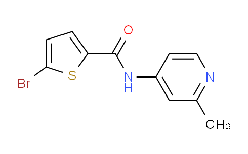 CAS No. 1468774-80-2, 5-Bromo-N-(2-methylpyridin-4-yl)thiophene-2-carboxamide