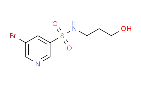CAS No. 1306272-12-7, 5-Bromo-N-(3-hydroxypropyl)pyridine-3-sulfonamide