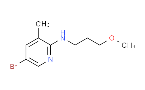 CAS No. 1220035-09-5, 5-Bromo-N-(3-methoxypropyl)-3-methylpyridin-2-amine