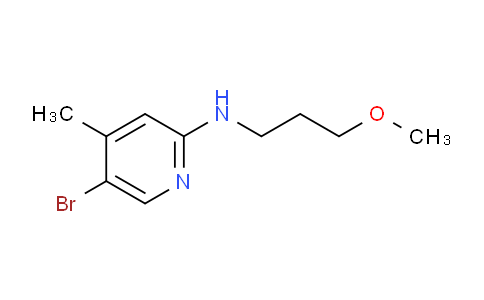 CAS No. 1220028-88-5, 5-Bromo-N-(3-methoxypropyl)-4-methylpyridin-2-amine