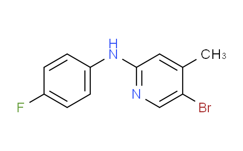 CAS No. 1220038-58-3, 5-Bromo-N-(4-fluorophenyl)-4-methylpyridin-2-amine