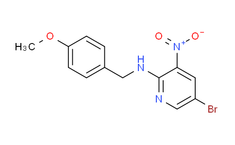 CAS No. 1033202-35-5, 5-Bromo-N-(4-methoxybenzyl)-3-nitropyridin-2-amine