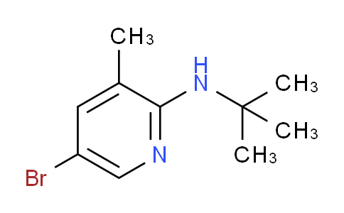 CAS No. 1220018-82-5, 5-Bromo-N-(tert-butyl)-3-methylpyridin-2-amine