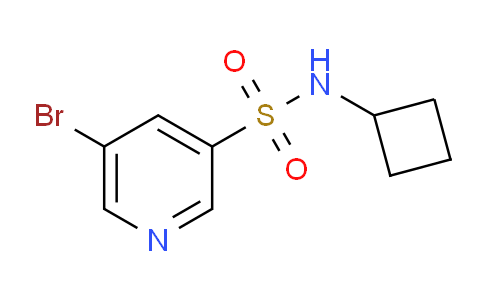 CAS No. 1248222-65-2, 5-Bromo-N-cyclobutylpyridine-3-sulfonamide