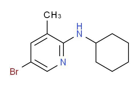 CAS No. 1219976-24-5, 5-Bromo-N-cyclohexyl-3-methylpyridin-2-amine